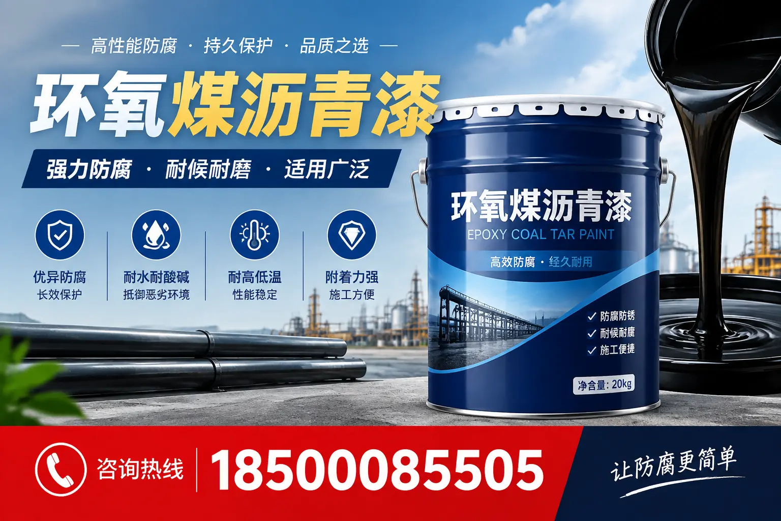 环氧煤沥青漆在不同气候条件下的表现分析,峄城适用性
