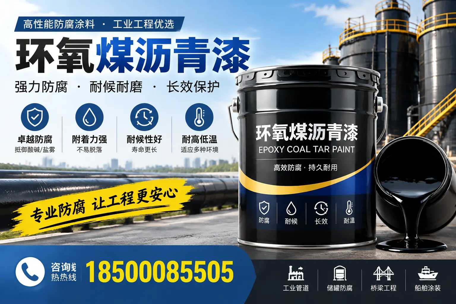 环氧煤沥青漆的施工方法与注意事项，确保在峄城顺利完成